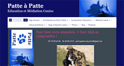 Desktop Screenshot of patteapatte.com